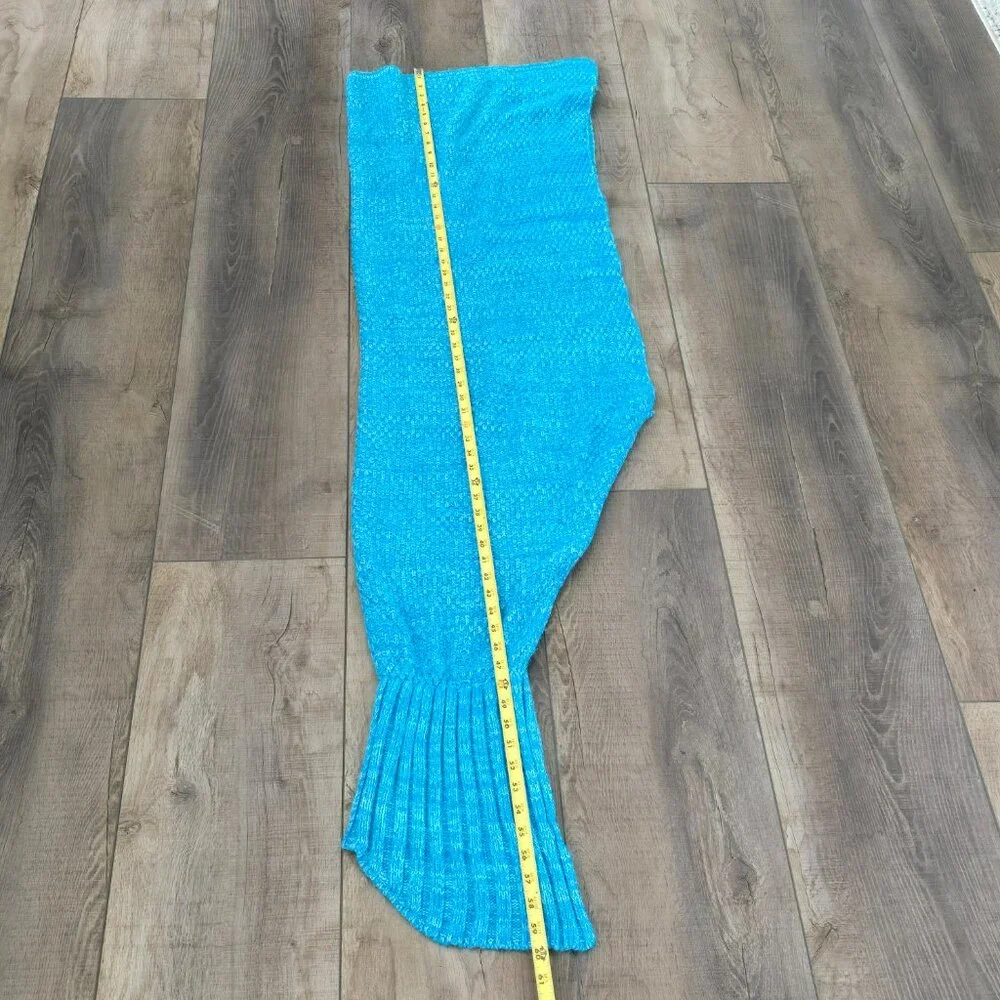 Mermaid Knitted Tail Blanket
